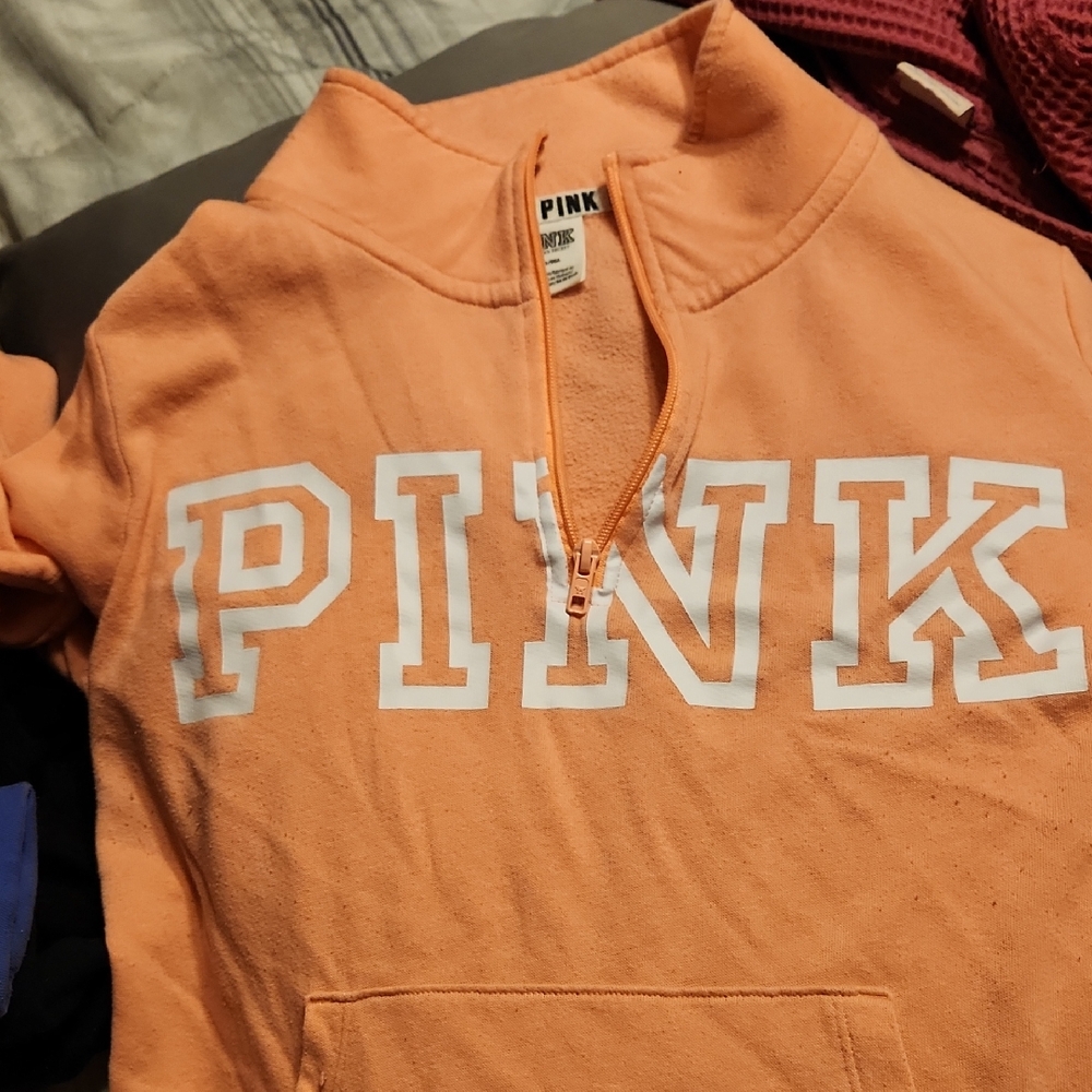 Victoria's Secret PINK Peach Zip-Up